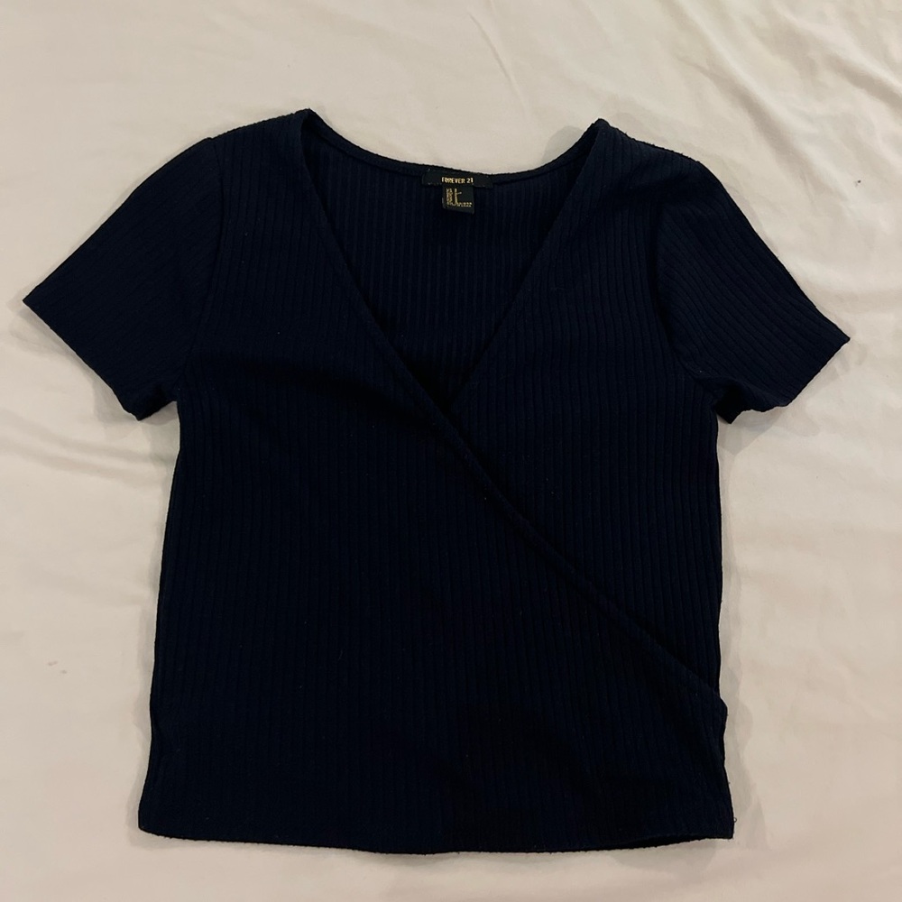 Forever 21 Wrap Crop Top